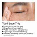 Under Eye Brightener Roller - Caffeine & Retinol Eye Serum for Dark Circles, Puffiness & Fine Lines, Travel Essential Vegan Skincare, Cooling Eye Massage, Dermatologist-Tested, 0.52 fl oz