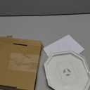 Vinyl Siding Light Mounting Blocks, 130110006001 Octagon Siding Mounting Kit for Outdoor Light, Great Appearance Vinyl Siding Wall Plate for 1/2 Inch Lap Double and 4 Inch Siding, White(1 Pack)