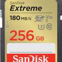 SANDISK 256GB Extreme SDXC UHS-I Memory Card - C10, U3, V30, 4K, UHD, SD Card - SDSDXVV-256G-GNCIN