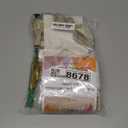 White and Golden Birthday Party Decorations Happy Birthday Banner Fringe Curtains Butterfly Gold White Sand Confetti Foil Balloons Happy Birthday