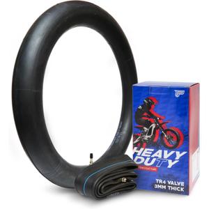 2.50/2.75-14 (60/100-14) Heavy Duty Inner Tube – 2mm Reinforced Butyl, TR4 Straight Valve – Fits Apollo, SSR, Thumpstar, Yamaha PW80, Honda CRF70, Pit & Mini Dirt Bikes