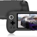 Silicone Case Compatible with Anbernic RG556, Anti-Scratch, Washable, Shockproof Silicone Protective Cover for RG556 Retro Handheld Game Console - Black