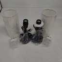 Fenmzee Bedside Table Lamps Set of 2-3 Color Temperatures Pull Chain Lamp with AC Outlet Charging Port, Small Round Night Stand Lamps for Bedroom Guest Room Office, Bed Side Light with E26 LED Bulbs (14.0in, Cream)