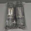 RP Remarkable Power, 2 pack 2.5 inch Inlet Exhaust Flex Pipe,2.5 ID x 10 Length Flexible Tube,Stainless Steel Double Braid Heavy Duty Universal fit Muffler Pipe RK7545 Replacement