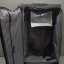 SwissGear Sion Softside Expandable Luggage, Dark Grey, Checked-Large 29-Inch