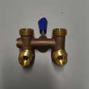 HYDRO MASTER Washing Machine Shut Off Valve1/2" Male Pipe Thread  3/4" Outlet Hose Thread.