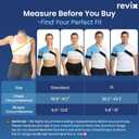 REVIX Shoulder Ice Pack for Rotator Cuff Cold Therapy, Arm Gel Ice Pack for Injuries Reusable, Flexible Cold Compression Wrap for Post-Workout Recovery, Fatigue and Shoulder Discomfort, Blue