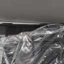 SUPEASY Desk Organizers Metal Desk Magazine File Holder with 5 Vertical Compartments Rack File Organizer for Office Desktop, Home Workspace, Black (Small)