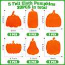 Pseutio 30 Set Fall Crafts for Kids DIY Pumpkin for Crafts Decorations Halloween Craft for Kids Halloween Thanksgiving Art Craft Decorations