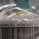 Zevia Zero Sugar Soda, Cream Soda, 12 oz Cans (24-Pack) – Naturally Sweetened, Non-GMO Project Verified, Gluten-Free, Vegan, BBD 06-05-2027