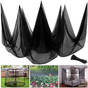 Mosquito Net, 39 x 10 Ft Mosquito Netting for Patio Insect Bird Netting for Garden Protection, Hexagonal Mesh Garden Net Breathable Plant Covers Protect Vegetables Fruits from Birds Bugs