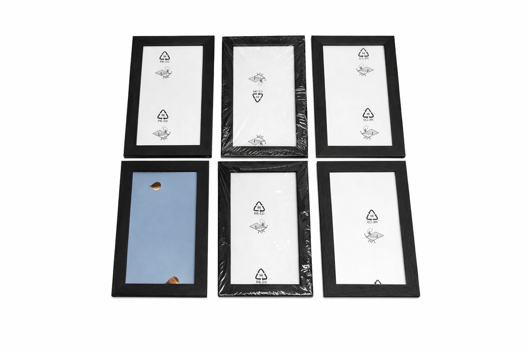 6 Packs 3x5 Picture Frame Black