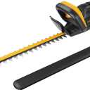 Cordless Hedge Trimmer Compatible with DeWalt 20V MAX Battery, 22-Inch Electric Bush Trimmer with Dual-Action Blade, 5/8-Inch Cutting Capacity, Lightweight Shrub Trimmer for Gardening (Tool Only)