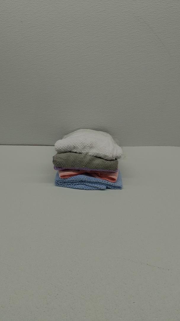 Premium Hook and Hang Towel, (5-Pack), 18" x 38", Long-Lasting Durable Rubber Hook, Highly Absorbent Super Soft Hand Cloths for Kitchen, Bathroom, Laundry Room, Titanium