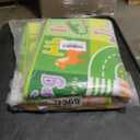 BATATADOCE Kids Rugs for Playroom - Educational Rug with ABC Alphabet,Animals Colors,ABC Rugs for Children Playroom Cartoon Kids Play Mat for Bedroom Decor,Green,6x9 Feet