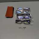 Gaoye 2.25 Professional Reading Glasses for All Day - Computer Readers with Blue Light Protection - Value Pack