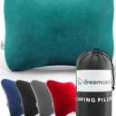 DREAMCARE Camping Pillow, Memory Foam Travel Pillow, Camping Accessories - Small Pillow Camping Essentials Camping Pillows for Sleeping, Backpacking Pillow, Travel Pillows for Sleeping (Medium,Green)