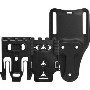 QLS Quick Locking System Kit Included QLS Fork and Receiver Plate with Mid-Ride UBL Universal Belt Loop for Duty Belt Holster