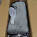 Sweetcrispy Full Body Massage Mat, Heating Pad with Massager, Vibrating Heating Pad for Back Pain, Leg, Full Body, with 10 Motors and 9 Speed Settings, Gift for Dad Mom (Grey)