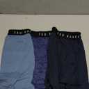 Ted Baker Men's 3 Pack Cotton Blend Boxer Brief, Blue, Size: Medium