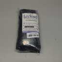 OWENIE Leyna Black Sheer Curtains 72 Inches Long for Bedroom 2 Panels Set, Light Filtering Clip Jacquard Textured Living Room Curtains, Rod Pocket Leaves Door Drapes, Each 40Wx72L Inch