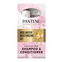 Pantene Nutrient Blends Miracle Moisture Boost Rose Water Shampoo & Conditioner Dual Pack for Dry Hair, Sulfate Free (17.6 Fl Oz (Pack of 1))