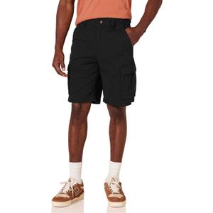Amazon Essentials Men's 10" Classic-Fit Cargo Shorts (34, Black)