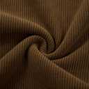 MYHALF Love Like Jesus Hoodies for Women Christian Bible Verse Sweatshirt Casual Drawstring Waffle Pullover Tops with Pocket (Brown, L)