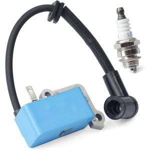 598472001 Ignition Coil with Spark Plug Replacement for Husqvarna 360BT 570BTS 570BFS 578BTF 580BTS 580BFS 580BFSMarkII 580BTSMarkII Packback Blower Replace 587984501 596811401 598472001 Ignition Coil with Spark Plug Replacement for Husqvarna 360BT 570BTS 570BFS 578BTF 580BTS 580BFS 580BFSMarkII 580BTSMarkII Packback Blower Replace 587984501 596811401