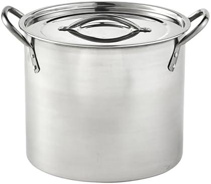 IMUSA 12 Quart Stainless Steel Stock Pot with Lid