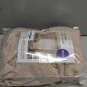 MIULEE Natural Beige Linen Curtains 96 Inches Long 2 Panels for Bedroom Living Room, Soft Linen Textured Window Drapes Semi Sheer Light Filtering Back Tab Rod Pocket Farmhouse Burlap Look Decor