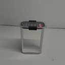 Rubbermaid Brilliance 16-Cup Airtight Food Storage Container with Lid Clear/Grey - optimal for pantry organization flour sugar and food storage