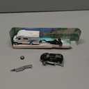 Toy Camper RV Trailer Towing Supercar Sports Model Car Diecast Motorhome Toys for Boys Pull Back Toy Cars, Beach Sandbox Outdoor Adventure Play Set, 3 4 5 6 Years Old Kids Toddlers Gifts, White