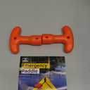 OCEANBROAD Telescoping Emergency Paddle 42'' Collapsible Paddles Aluminium Shaft for Kayaing Boating Canoeing River Tubing, Orange, 2 Paddles