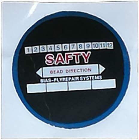 HARZOLE Heavy Duty Radial ply Bias-Ply Repair Patches CPB-2503 One ply 3-4/5" 96mm 10pcs Tire Patch Tire Patch Plug
