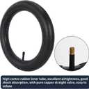 12 1/2 x 2 1/4 Bike Tires and Inner Tubes, 12.5x2.25 BMX Tire Sets (57-203) Compatible with Jetson Kids Bike Caster Trike Bob Stroller and Other 12 Inch Bicycle Tires and Tubes