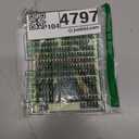 KEYYOU Lash Clusters Kit 144pcs Thick Volume D Curl Eyelash Clusters Lash Extension Kit with Mascara Brush Bond and Seal Glue Remover Applicators and Brush for DIY Lash Extensions (Y02)