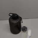 TOOFEEL 1 gallon water bottle - 128 oz water bottle with Straw & Chug Lid - BPA Free Big Water Bottle with Handle - Gym Water Bottle - Black