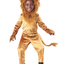 Seasons Cuddly Lion Halloween Costume Animal Costume Onesie for Kids, (10-12)