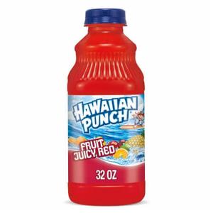 Hawaiian Punch fruit juicy red12-32 FL OZ bottles BB 9/10/26