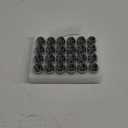 Gasupply 14x2 Chrome Lug Nuts, M14x2 Chrome Closed End 7 Spline Drive Tuner Acorn Lug Nuts for Aftermarket Wheels, 2 Inch 50mm Tall, 24 Pack +1 Spline Lug Nut Socket (Silver)