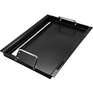 Flat Top Full Size Grill Griddle Inserts Replacement Parts for Weber Genesis 300 Series E310 E320 S330 EP310 EP320 EP330 CEP310 Grills Carbon Steel Griddle with Handles for Weber 7524 7528