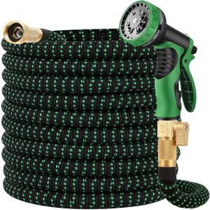 Expanding Garden Hose 200 ft - Expandable Garden Hose Leak-Proof with 3 -Layer Latex Core - 2026 Version/New Patented,Lightweight, Durable, No-Kink Flexible Retractable Water Hose