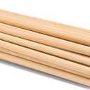Dowel Rods Wood Sticks Wooden Dowel Rods 1/4 x 36 Inch Unfinished Hardwood Sticks for Crafts and DIYers 10 Pieces by Woodpeckers
