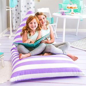 Butterfly Craze Stuffed Animal Storage Bean Bag Chair Cover - 861.64 L Purple Stripes - Extra-Large Floor Lounger & Toy Organizer - Bean Bag Chairs for Kids - Machine-Washable Canvas Butterfly Craze Stuffed Animal Storage Bean Bag Chair Cover - 861.64 L Purple Stripes - Extra-Large Floor Lounger & Toy Organizer - Bean Bag Chairs for Kids - Machine-Washable Canvas