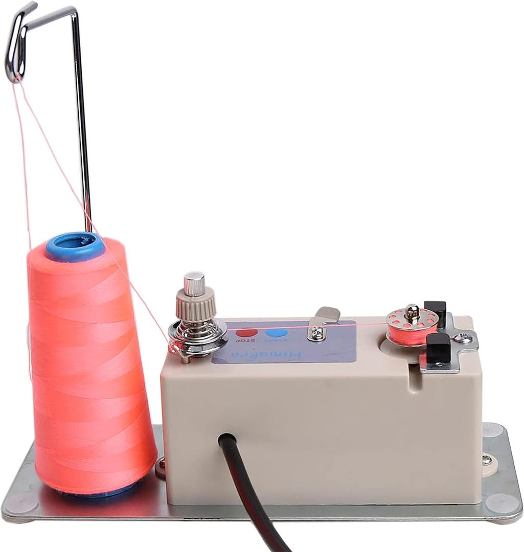 HimaPro Automatic Bobbin Winder for Sewing Machine Electrical Bobbin Winder Electric Bobbin Winder - Adjustable Bobbin Slot - Fast and Efficient Winding Experience