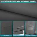 2 Pack Leather RV Seat Covers for Captain Chairs, Driver & Passenger Seats, Motorhome Van RV Seat Cover with Arm Rest Covers, Dark Gray