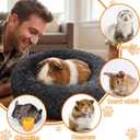 Guinea Pig Beds, Small Animal Bedding, Cozy Bed Mat, Thickened and Warm Winter Guinea Pig Beds for Dwarf Rabbits, Chinchillas, Hamsters, Hedgehogs, Ferrets Dark Grey