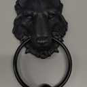 Pacific Giftware 8.5 Inch Evil Wolf Gargoyle Resin Door Knocker Statue Figurine