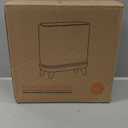 Bathroom Trash Can with Lid, Vacuum Adsorption Small Garbage Can 3.2 Gallon Press Top Lid Trash Bin with Legs Waterproof Waste Basket for Bathroom Bedroom Office Home RV (White)